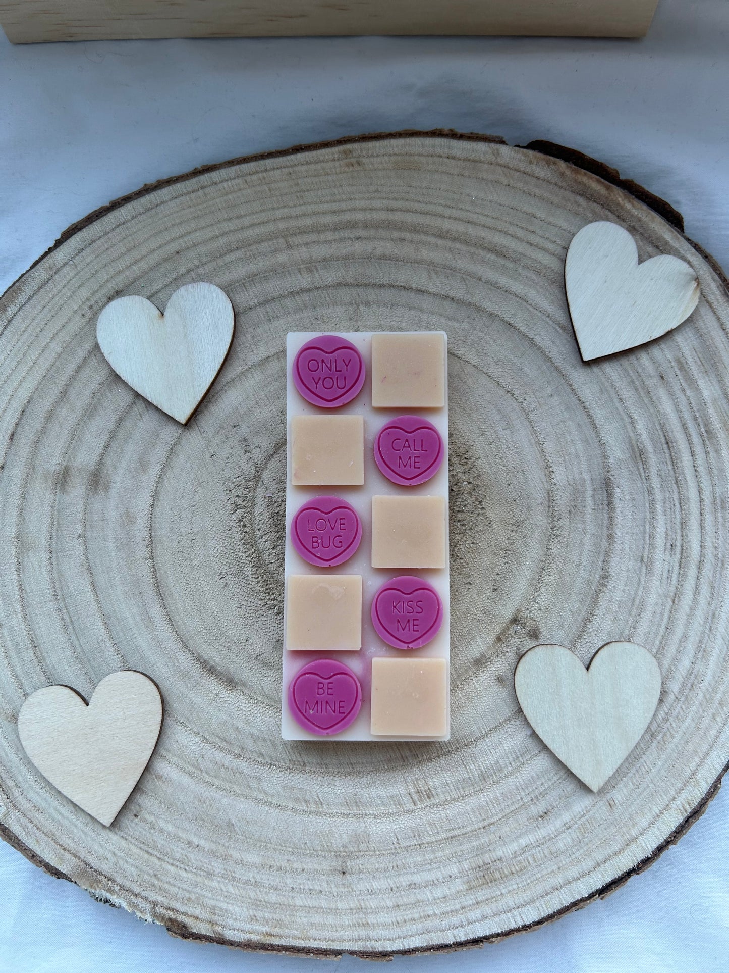 Candy Floss Love Heart Bar