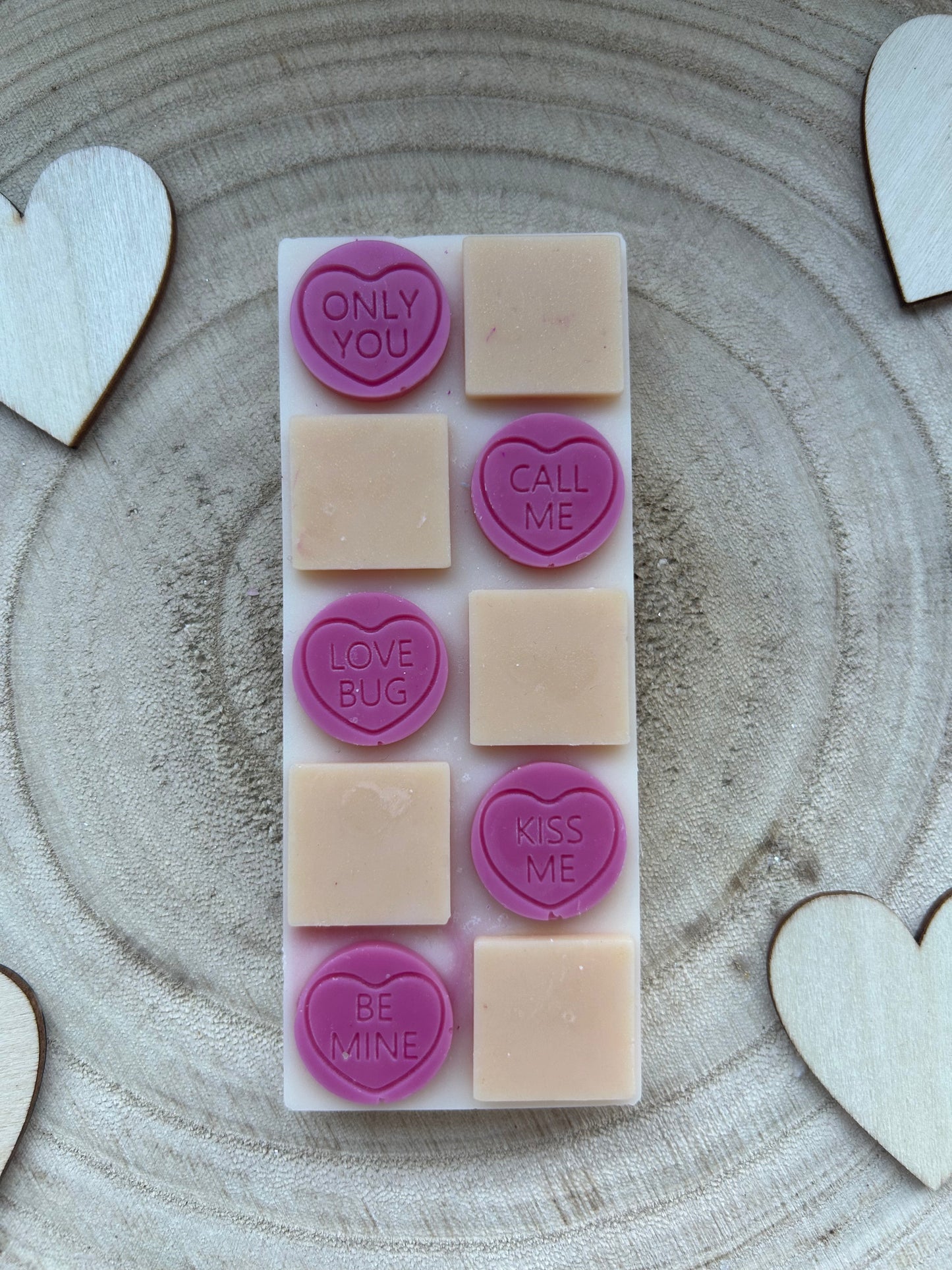 Candy Floss Love Heart Bar