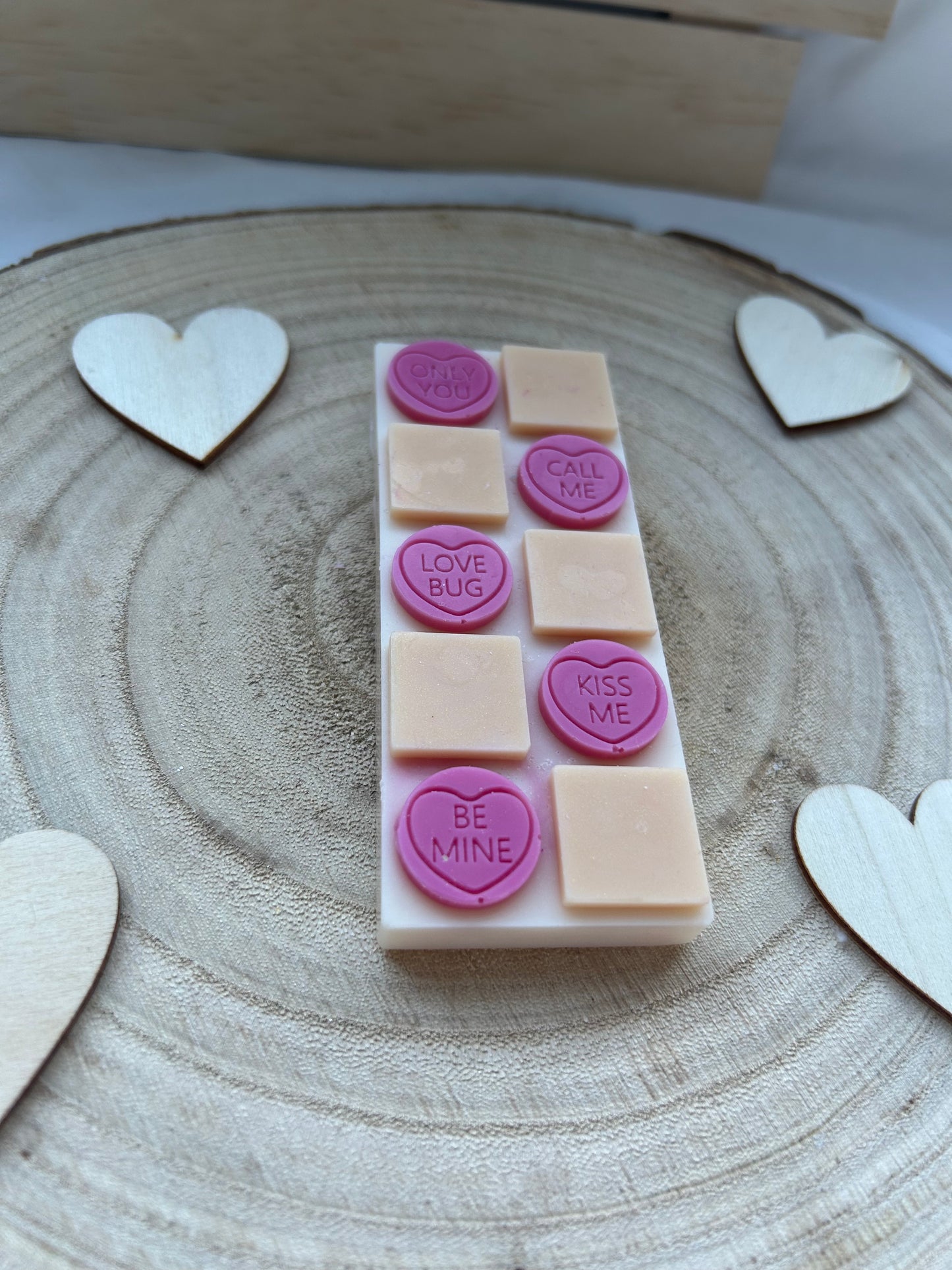 Candy Floss Love Heart Bar